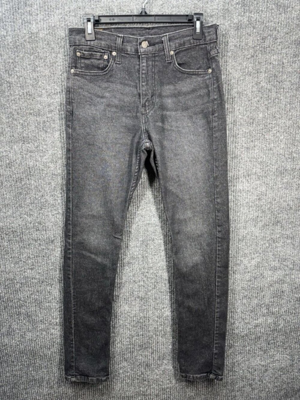 Levi’s 510 Jeans Mens 32x32 Black Skinny Fit Slim Taper Stretch Denim Pants